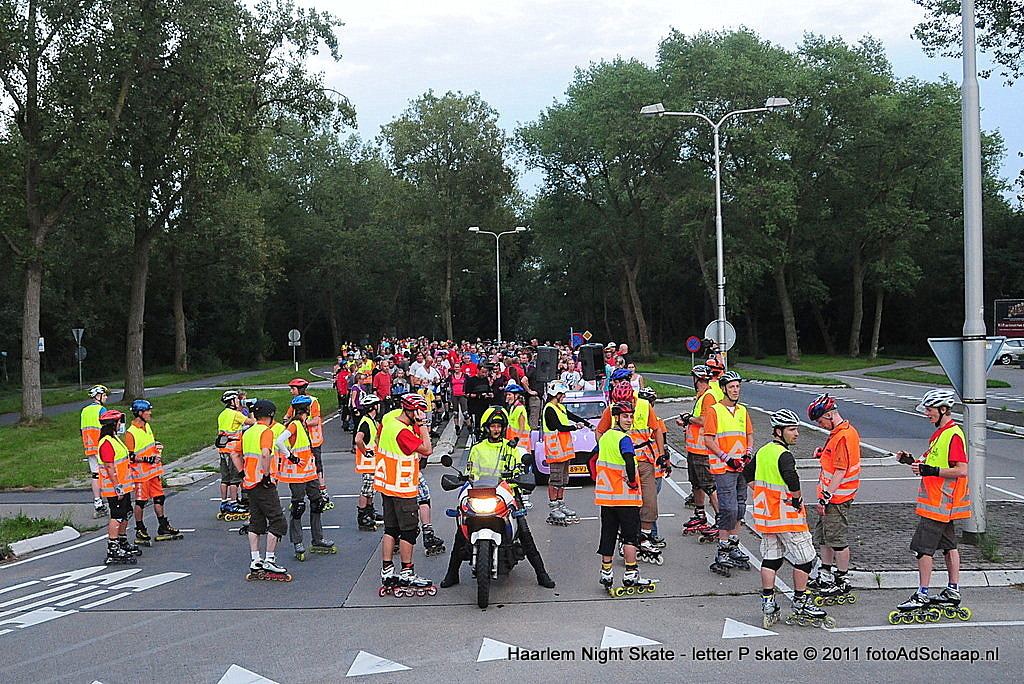 Haarlem Night Skate 2011-08 - editie letter P skate