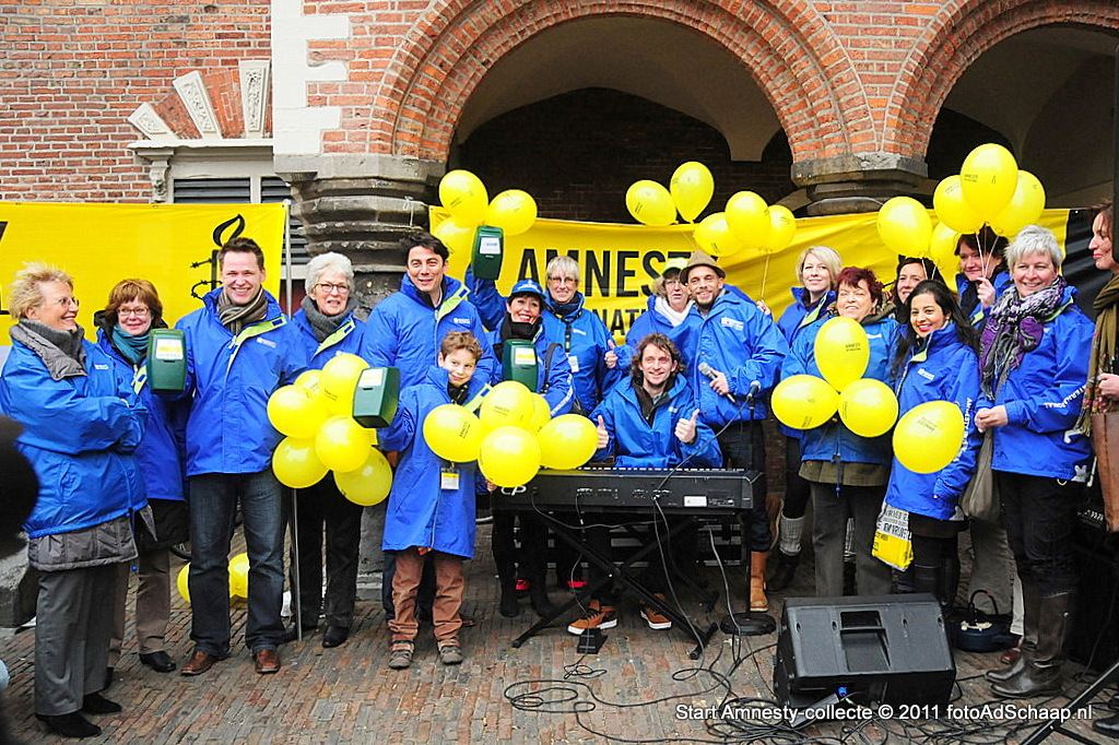 Aftrap Amnesty collecte 2011 met Speelman en Speelman