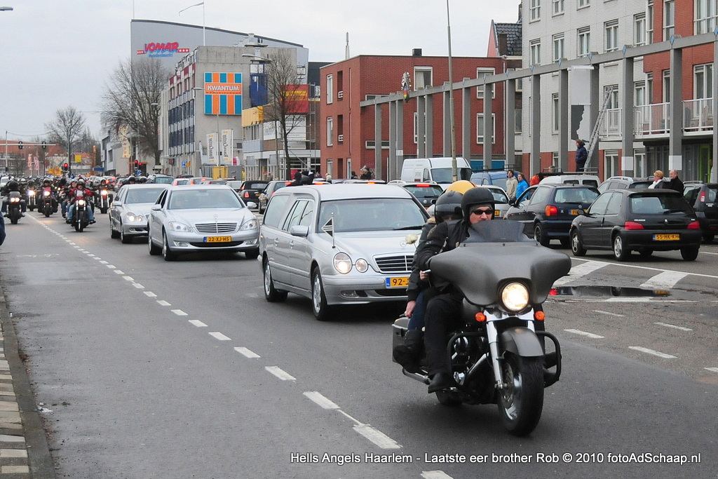 Hells Angels 2010 Haarlem - Laatste eer brother Rob