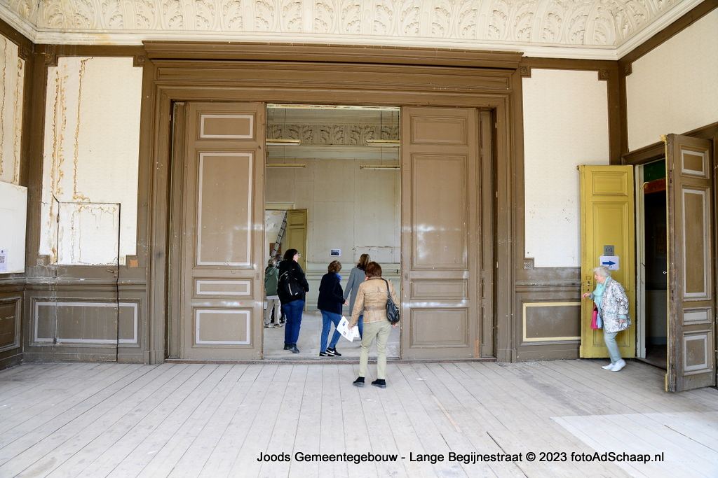 Joods Gemeentegebouw Lange Wijngaardstraat Haarlem 2023 - vóór de restauratie