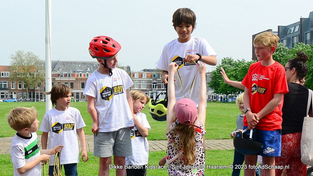 Dikke banden Kidsrace 2023 editie Haarlem Sint Jorisveld
