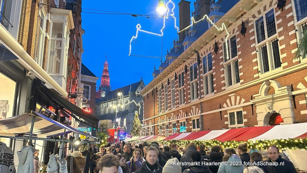Kerstmarkt 2023 Haarlem met Harmonie De Spaarnebazuin