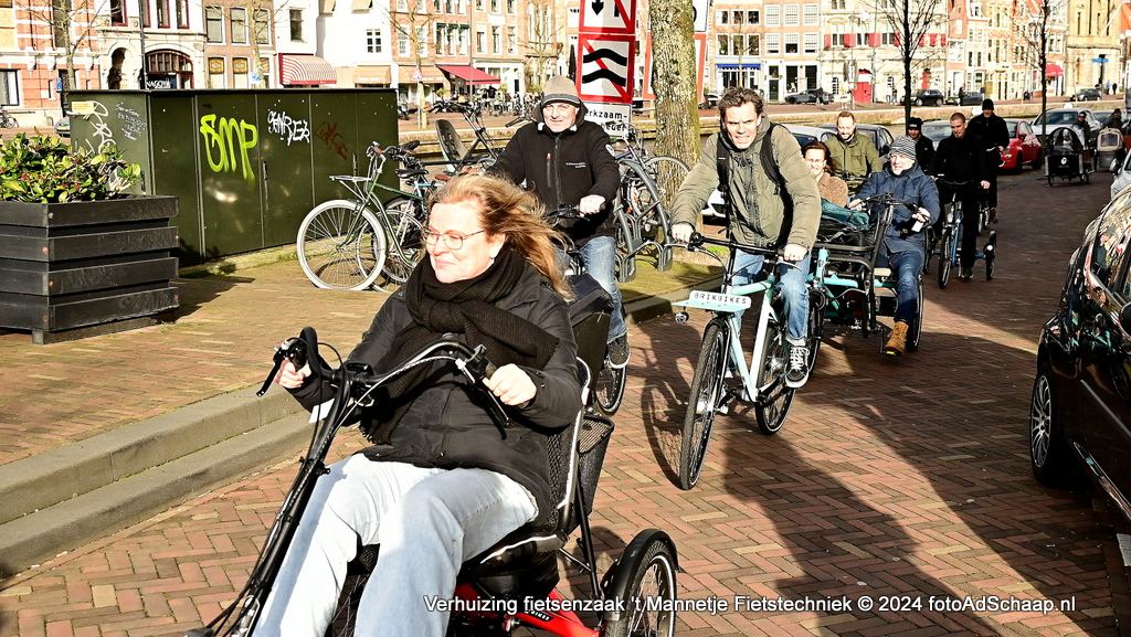 Haarlemse fietsenspeciaalzaak 't Mannetje Fietstechniek naar nieuw pand