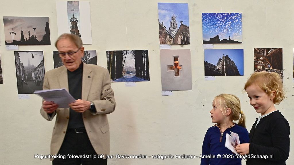 Prijsuitreiking fotowedstrijd Bavovrienden 50 jaar.