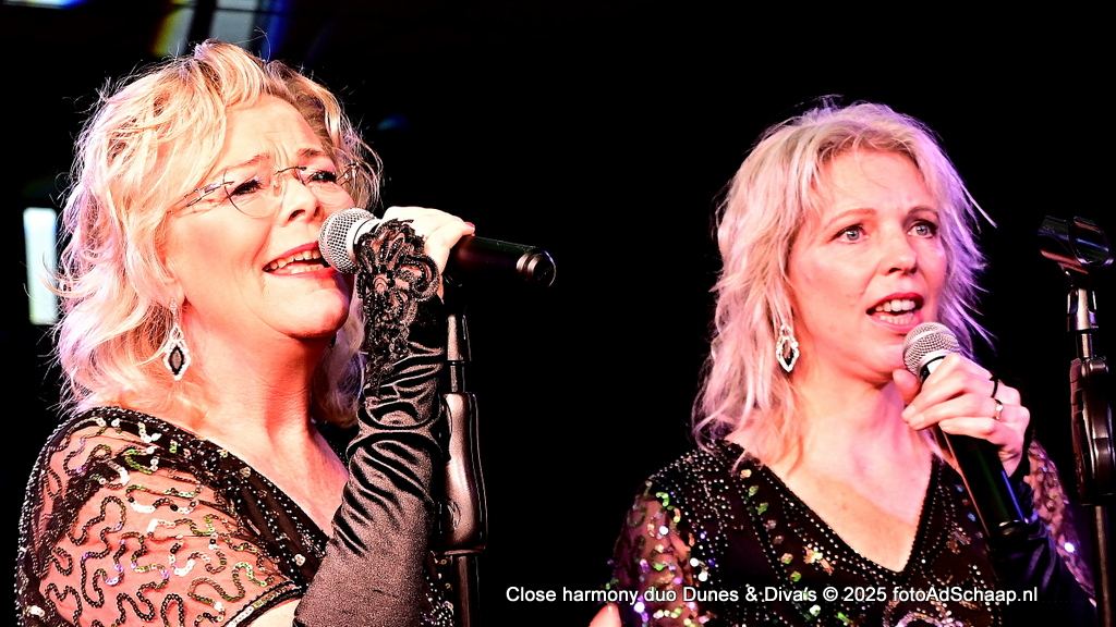 Close harmonie duo Dunes & Diva’s op Podium De 3Klank in Driehuis