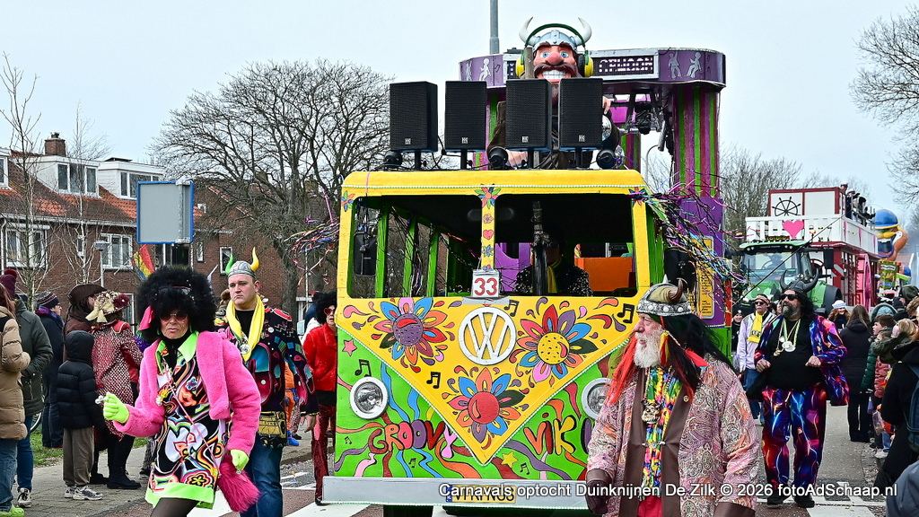 Carnavalsoptocht 2026 Duinknijnen in De Zilk.