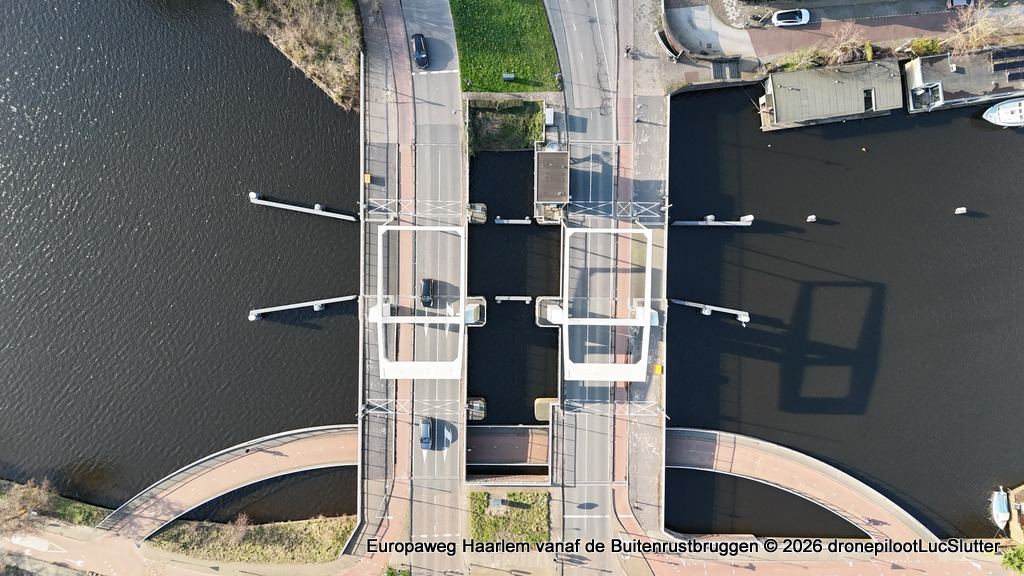 Europaweg Haarlem van Buitenrustbruggen naar Belgiëlaan en terug