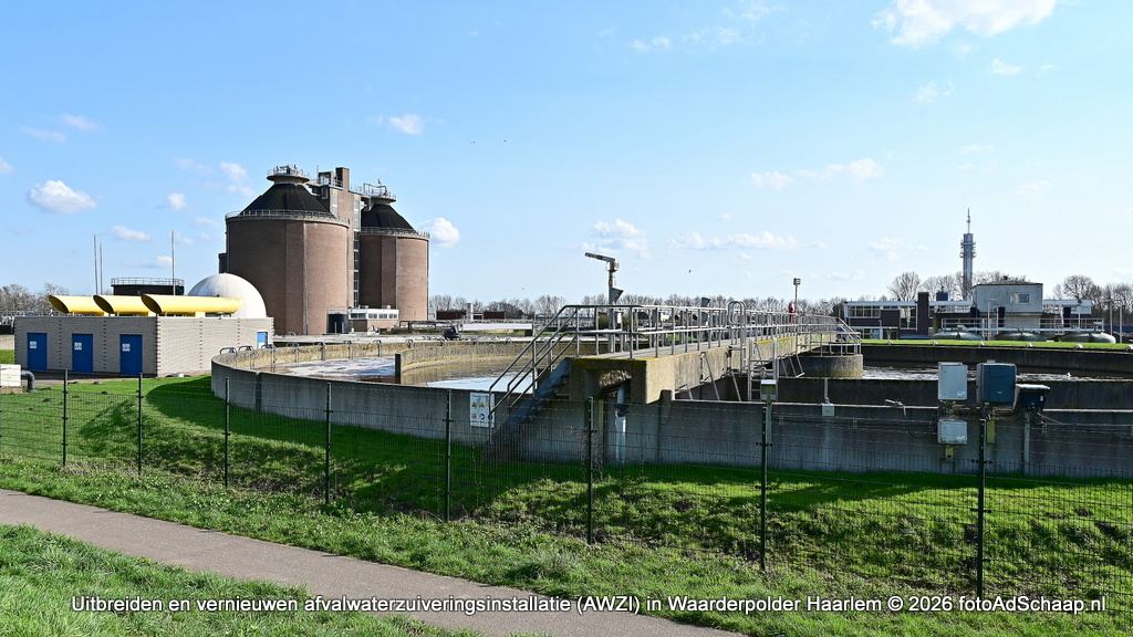 Uitbreiden en vernieuwen afvalwaterzuiveringsinstallatie (AWZI) in Waarderpolder