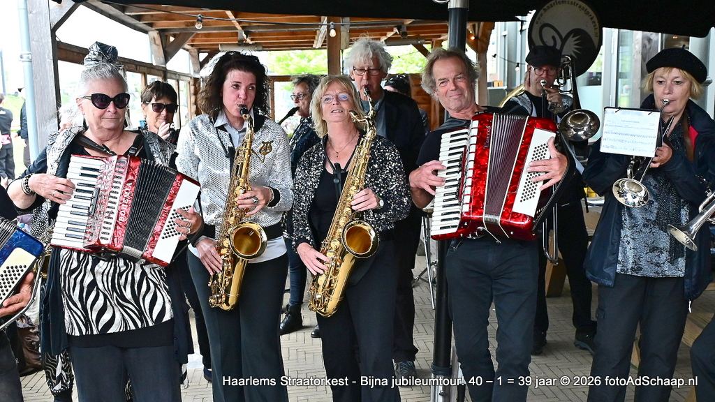 Haarlems Straatorkest op Bijna jubileumtour 40 – 1 = 39 jaar