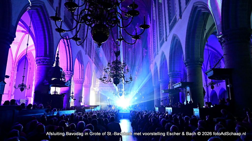 Afsluiting Bavodag 2026 in Grote of St.-Bavokerk met voorstelling Escher & Bach