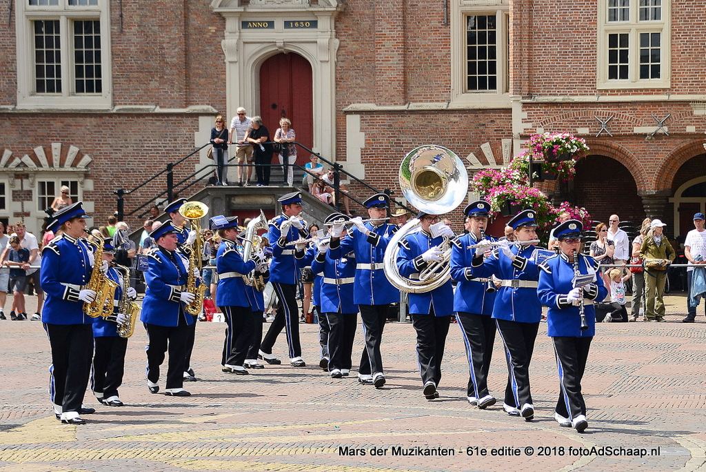 Mars der Muzikanten Haarlem 2018 - 61e editie