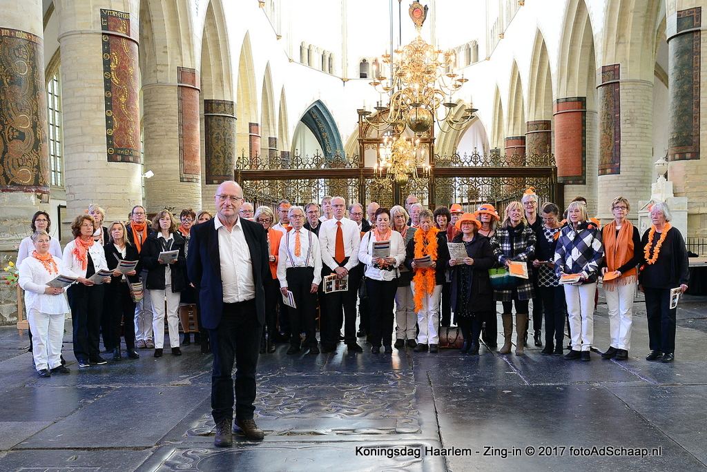 Koningsdag Haarlem 2017 met Haarlems Koningslied