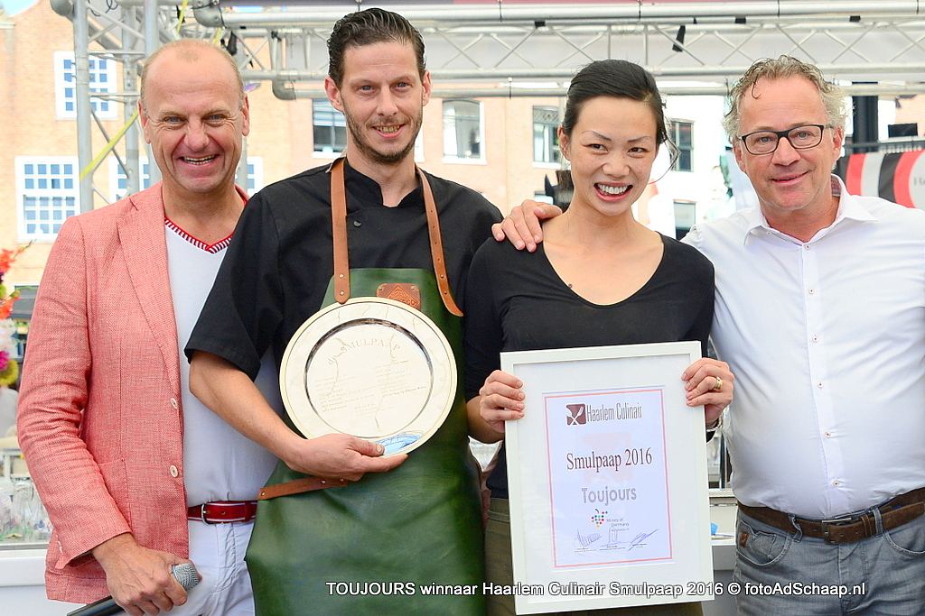 Haarlem Culinair 2016 - Smulpaap winnaar Restaurant Toujours