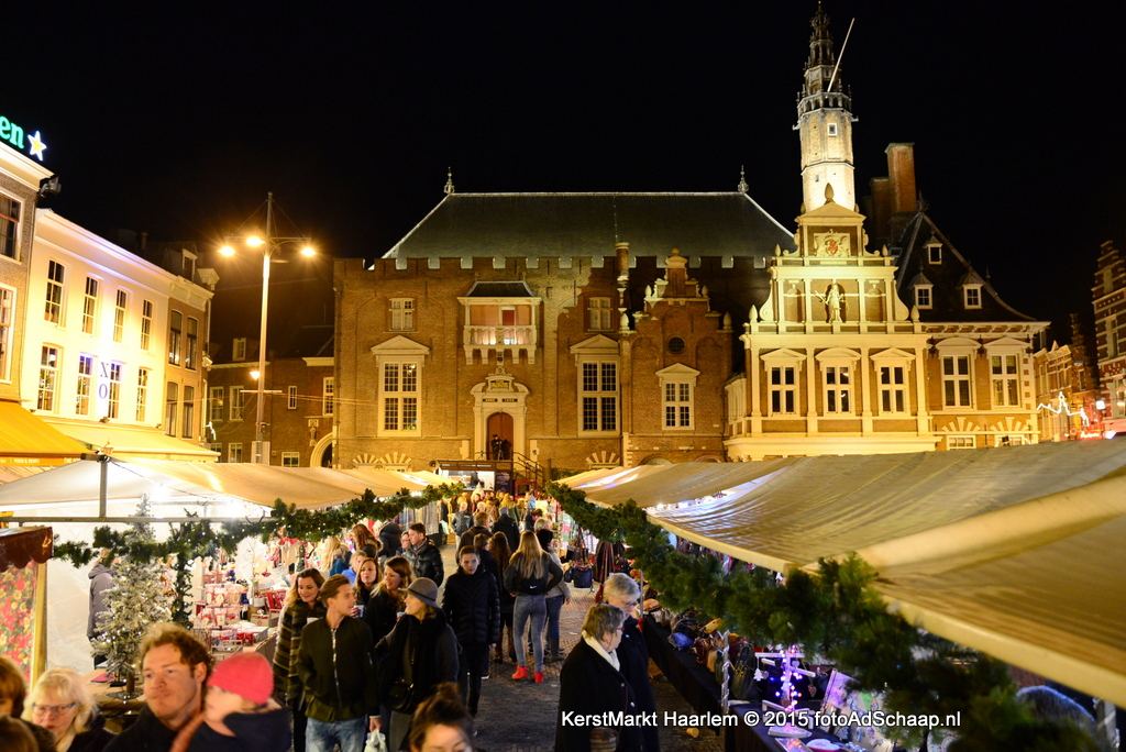 Kerstmarkt 2015 Haarlem met a capella Zangkasteel