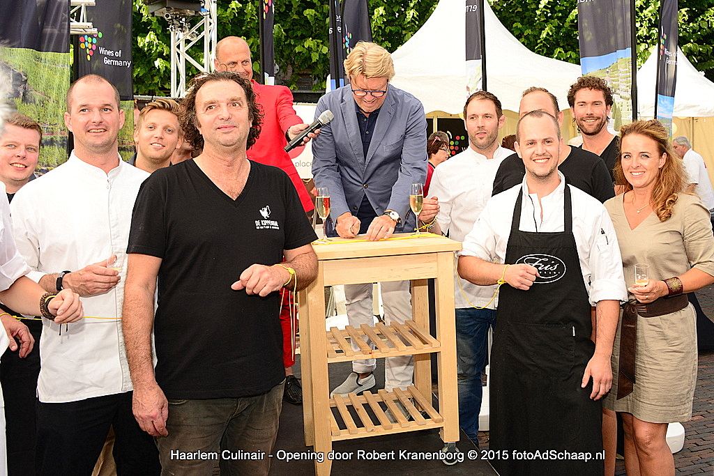Haarlem Culinair 2015 - Opening door Robert Kranenborg