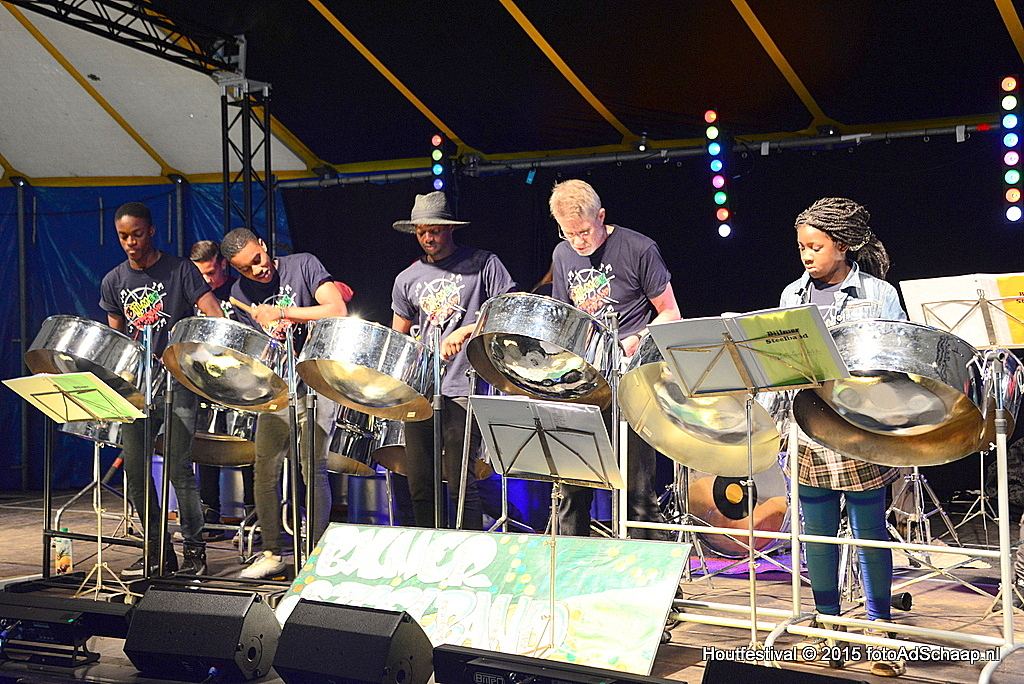 Houtfestival 2015 Haarlem met Bijlmer Steelband