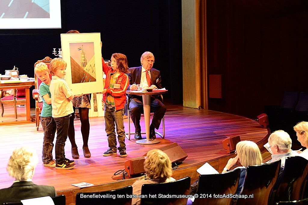 Benefietveiling 2014 ten bate van het Historisch Museum Haarlem groot succes.