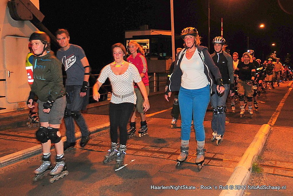 Haarlem Night Skate 2012-09 - editie Rock 'n Roll Skate
