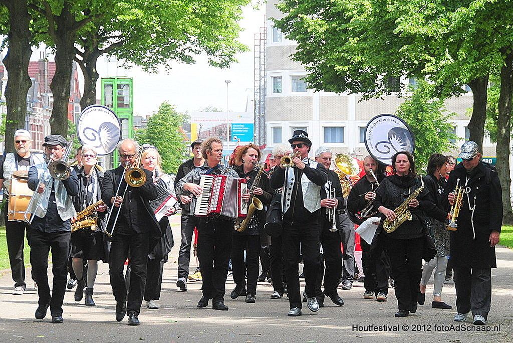 Houtfestival 2012 Haarlem met Haarlems Straat Orkest